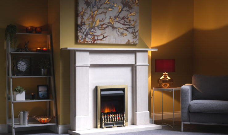 Welham 1830BR with Brass frame and Black and Brass front